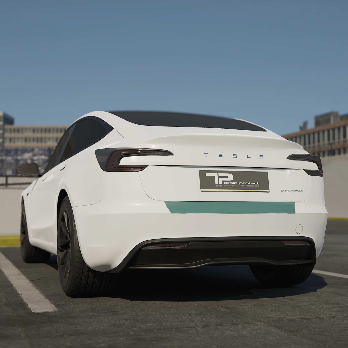 Model 3 “Highland” Pre-Cut DIY Paint Protection Film PPF for the Trunk Sill