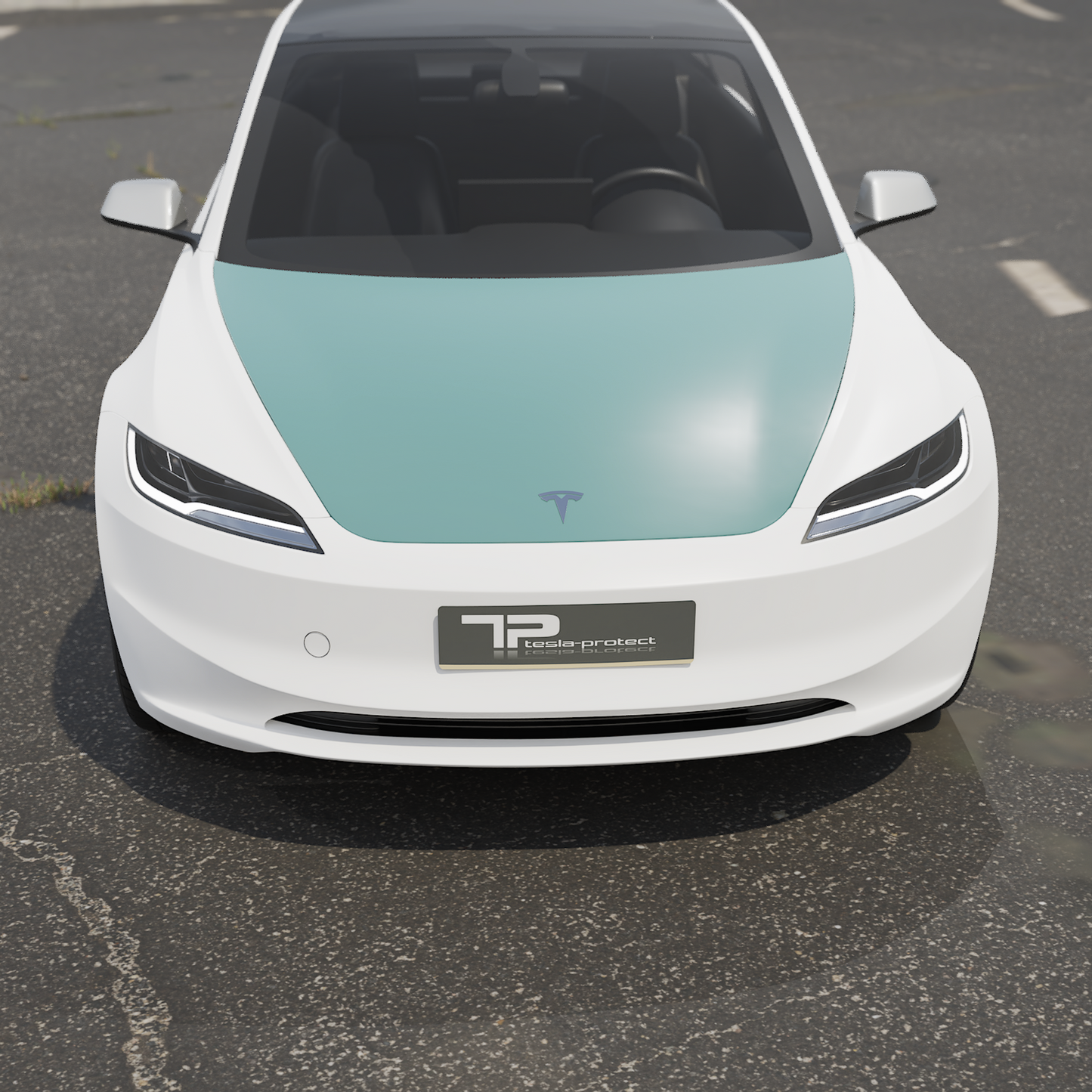 Model 3 “Highland” Pre-Cut DIY Paint Protection Film PPF for the hood