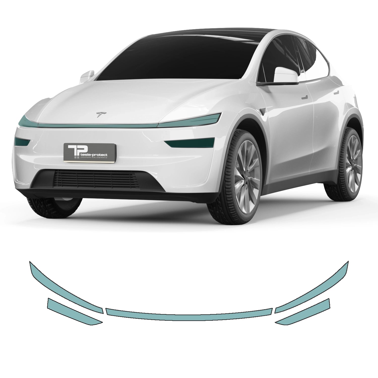 Model Y “Juniper” Protection Film PPF for Light Bar and Headlights