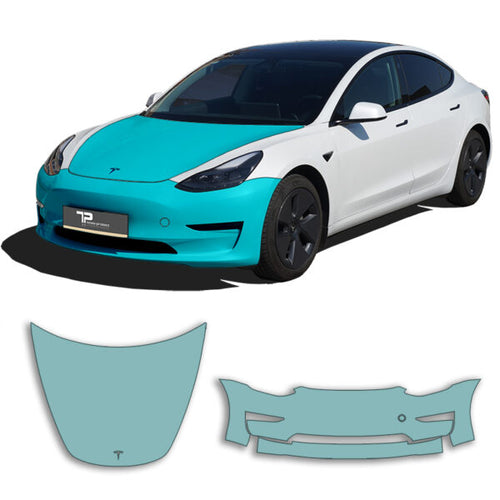 Model 3 Frontkit Regular – Pre-Cut DIY PPF Kit for the vehicle front