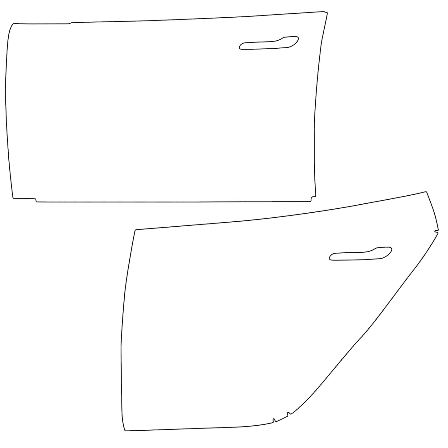 Model 3 Pre-Cut DIY Paint Protection Film PPF for doors