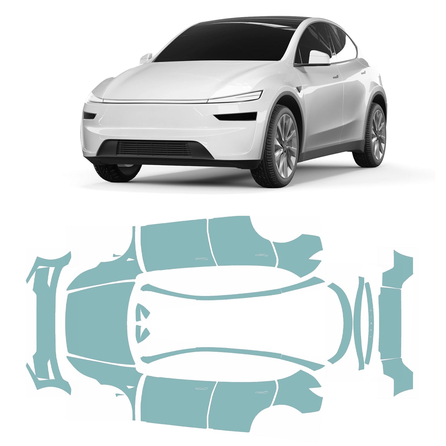 Model Y "Juniper" Premium Komplett Paint Protection Film Set PPF