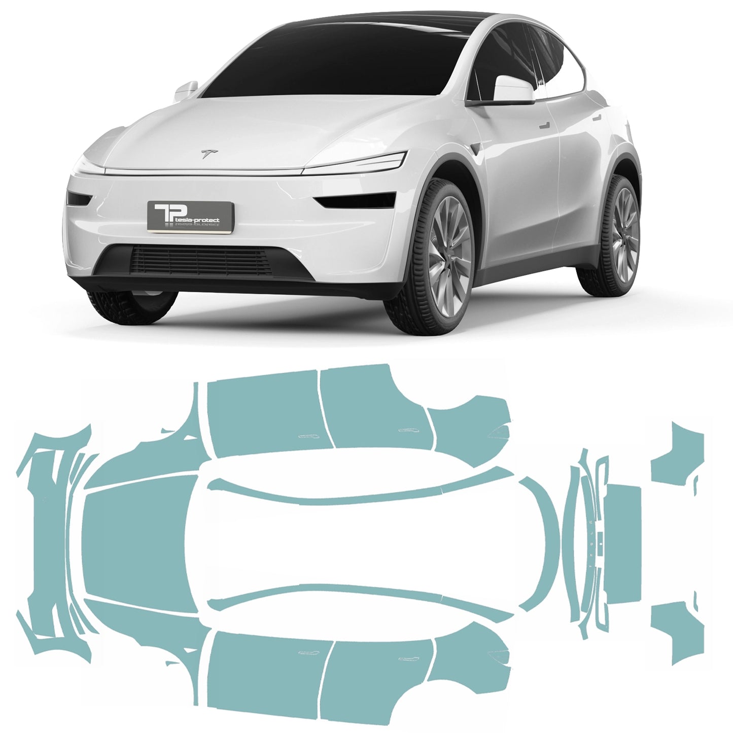 Model Y "Juniper" Complete Paint Protection Film PPF Kit