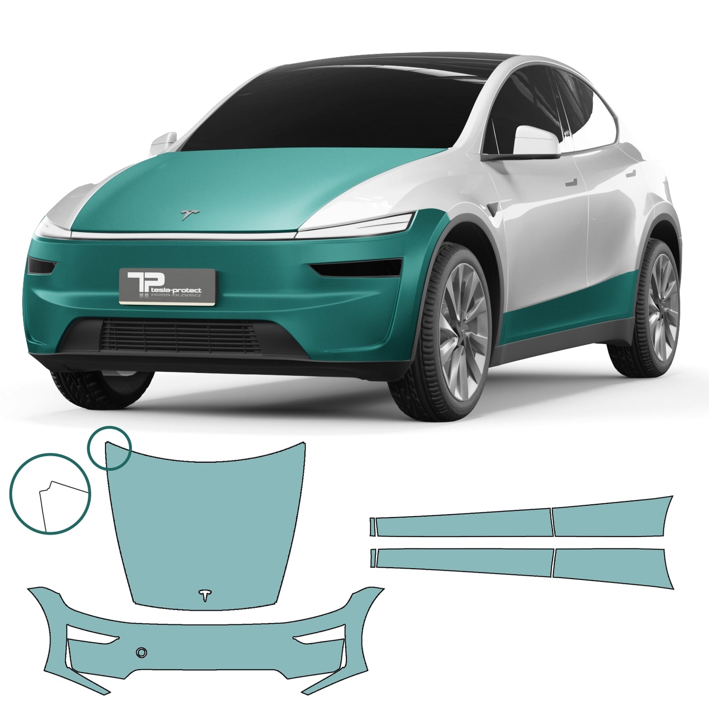 Model Y "Juniper" Ultimate Kit – Large Pre-Cut DIY PPF Kit