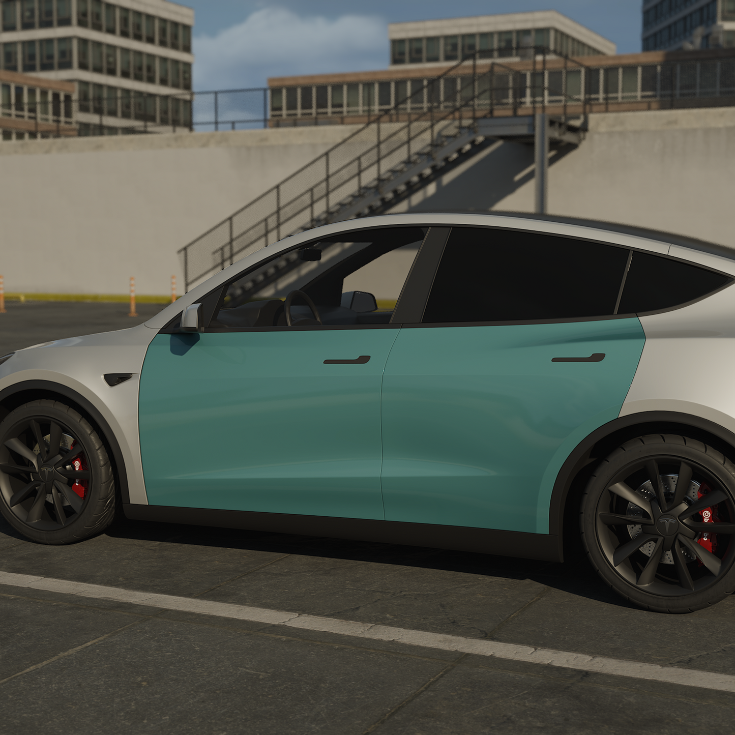 Model Y Pre-Cut DIY Paint Protection Film PPF for doors