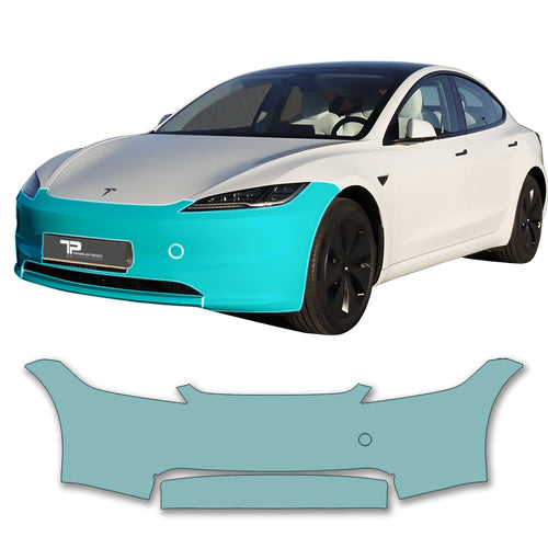 Model 3 “Highland” Pre-Cut DIY Paint Protection Film PPF for the front bumper
