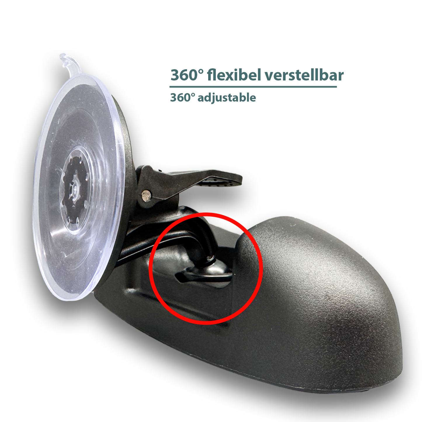 Backspegel med sugkopp – Körlärarespegel / Babyspegel med vidvinkel